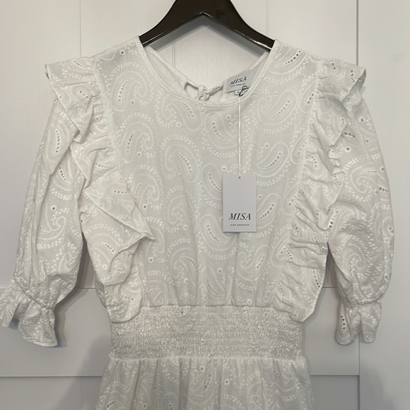 NWT Misa Los Angeles Doutzen dress in white - Picture 6 of 10